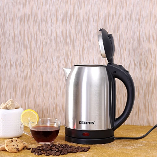 Geepas hot water kettle stainless steel - GEEPAS - Image 3