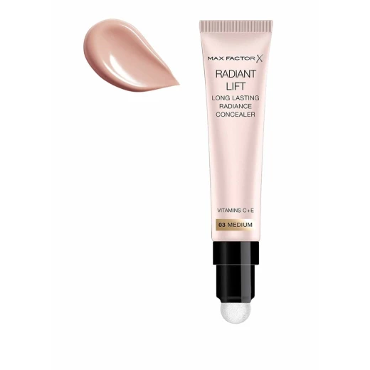 Max Factor Radiant Lift Concealer Medium 003 Flawless Coverage Brightening Makeup 1 Pack