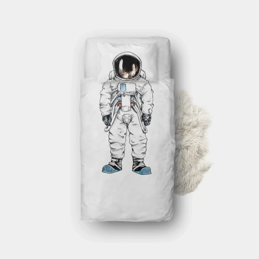Nova Home  Duvet Cover Set, Queen Size, Astronau Design - Nova Home - Image 2