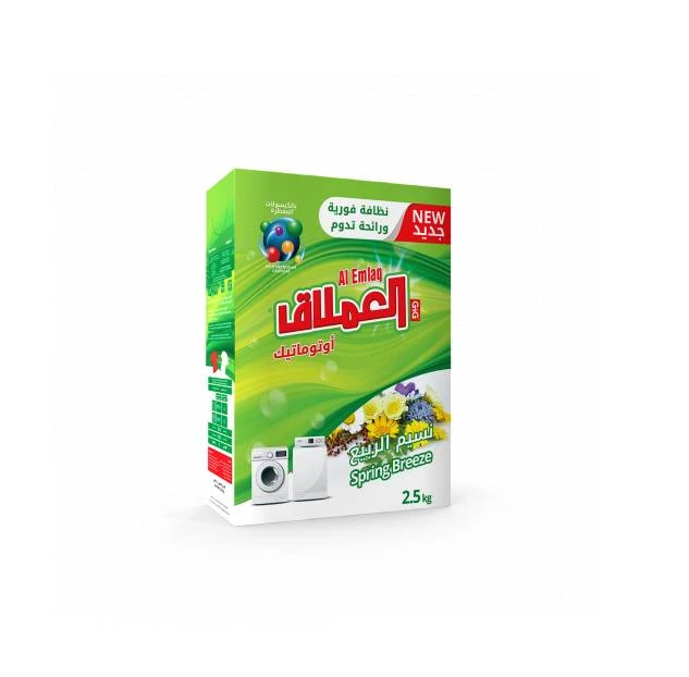 العملاق مسحوق غسيل - اوتوماتك - 2.5 كغم - نسيم الربيع- BOX - العملاق