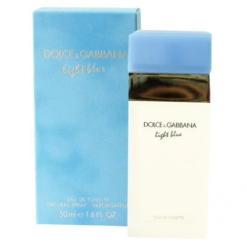 Dolce & Gabbana Light Blue Eau de Toilette 50ml for Women Fresh Summer Fragrance
