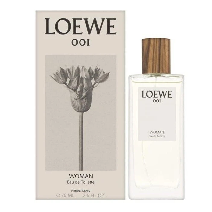 Loewe 001 Eau de Toilette for Women 100ml Floral Fruity Perfume with Coconut and Jasmine Scent - Loewe