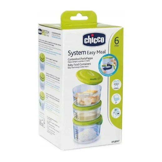 Chicco Baby Food Containers 6m+ Chicco Baby Food Containers 6m+