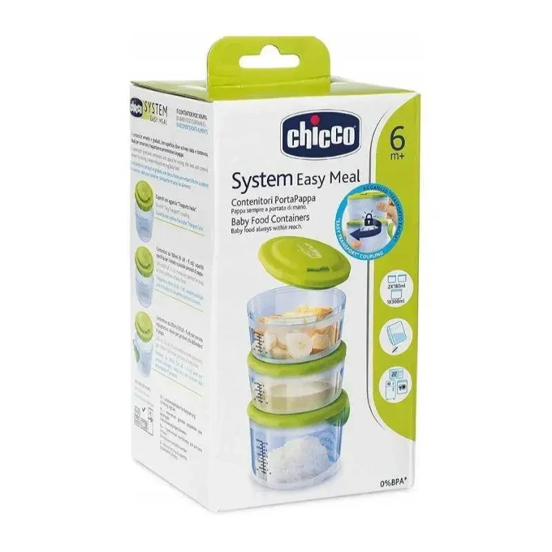 Chicco Baby Food Containers 6m+ - Chicco