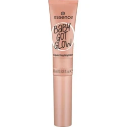 Essence Baby Got Glow Liquid Highlighter Bronze Finish 30ml Luminous Makeup for Cheeks