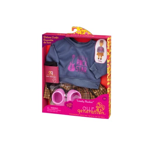 Our Generation –Graphic Top & Embellished Skirt Outfit for 46cm DollsToys for Kids Ages 3 & Up - Our Generation - Image 2