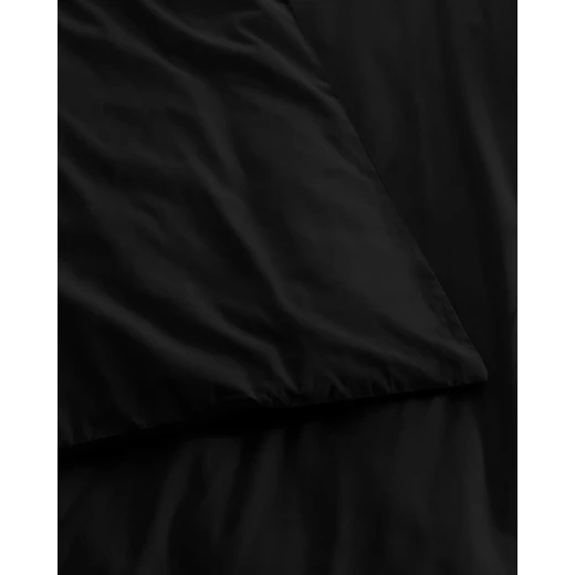 Madame COCO Manon Double Duvet Cover, 100% Cotton Ranforce, Plain Black, 200x220 cm, Timeless Collection, Made in Turkey - Madame COCO - Image 2