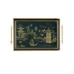 Madame COCO Maureen Tray 46 x 31 x 7 cm – Elegant and Durable Serving Tray for Home and Entertaining - Madame COCO