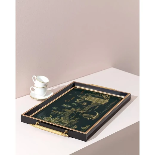 Madame COCO Maureen Tray 46 x 31 x 7 cm – Elegant and Durable Serving Tray for Home and Entertaining - Madame COCO - Image 2