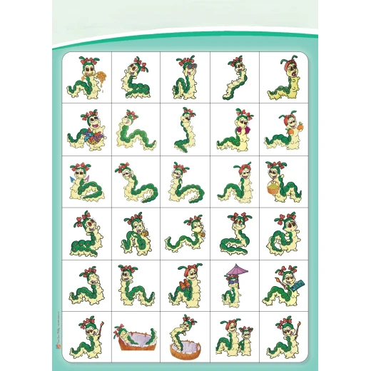 Dodi Characters Stickers, Fun and Colorful Educational Stickers