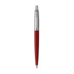 Parker Jotter Ballpoint Pen Red Barrel Blue Ink - Smooth Writing - Parker
