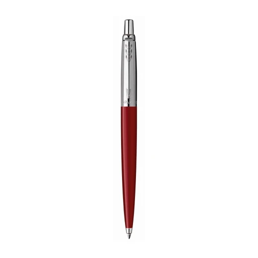 Parker Jotter Ballpoint Pen Red Barrel Blue Ink - Smooth Writing Parker Jotter Ballpoint Pen Red Barrel Blue Ink - Smooth Writing
