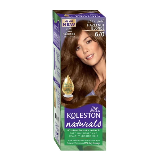 Wella Koleston Naturals 6/0 Hair Dye - Hazelnut Blonde
