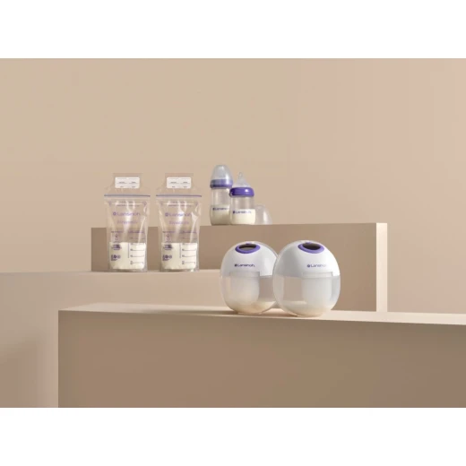 شفاط الثدي القابل للارتداء من لانسينوه: ضخ بدون استخدام اليدين وسري قطعه واحده - لانسينوه - Image 4
