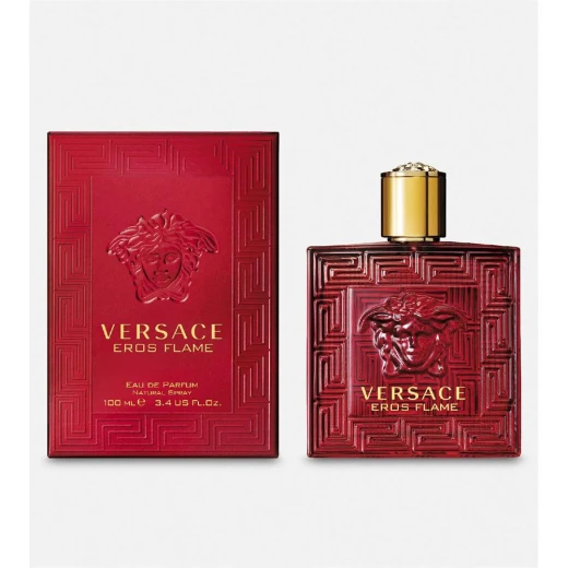 Versace Eros Flame Eau de Parfum for Men 3.4 oz | Spicy Citrus Fragrance | Bold & Confident Versace Eros Flame Eau de Parfum for Men 3.4 oz | Spicy Citrus Fragrance | Bold & Confident