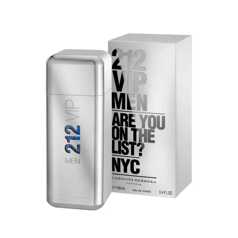 Carolina Herrera 212 VIP Men Eau de Toilette 100ml: Charismatic Fresh Fragrance for Men - Carolina Herrera