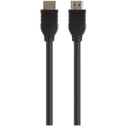 كابل صوت وفيديو HDMI قياسي من بيلكين متوافق مع 4K/Ultra HD، Full HD (1080p)، مثالي لأجهزة التلفزيون عالية الدقة، ووحدات التحكم في الألعاب، ومشغل الأقراص المضغوطة/أقراص DVD، ومشغل أقراص بلو راي، بطول 1.5 متر