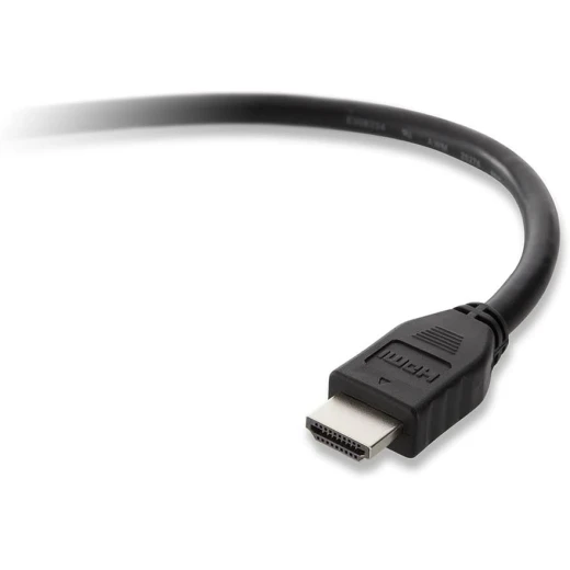 كابل صوت وفيديو HDMI قياسي من بيلكين متوافق مع 4K/Ultra HD، Full HD (1080p)، مثالي لأجهزة التلفزيون عالية الدقة، ووحدات التحكم في الألعاب، ومشغل الأقراص المضغوطة/أقراص DVD، ومشغل أقراص بلو راي، بطول 1.5 متر - بيلكين - Image 2