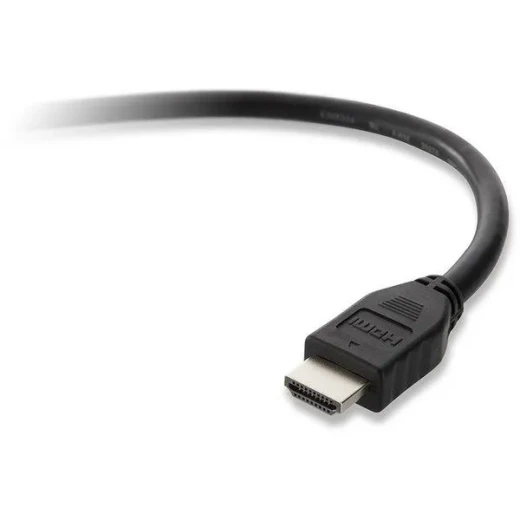 كابل صوت وفيديو HDMI قياسي من بيلكين متوافق مع دقة 4K/Ultra HD، دقة Full HD (1080p)، مثالي لأجهزة التلفزيون عالية الدقة، ووحدات التحكم في الألعاب، ومشغل الأقراص المضغوطة/أقراص DVD، ومشغل أقراص بلو راي، بطول 5 أمتار - بيلكين - Image 2
