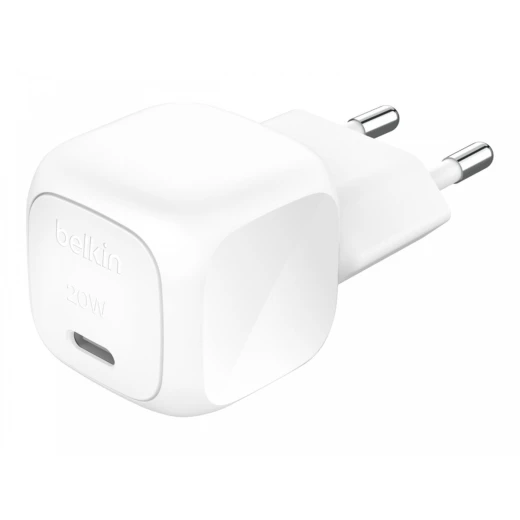 شاحن بيلكين USB-C بقوة 20 واط - شحن سريع لأجهزة iPhone و Samsung