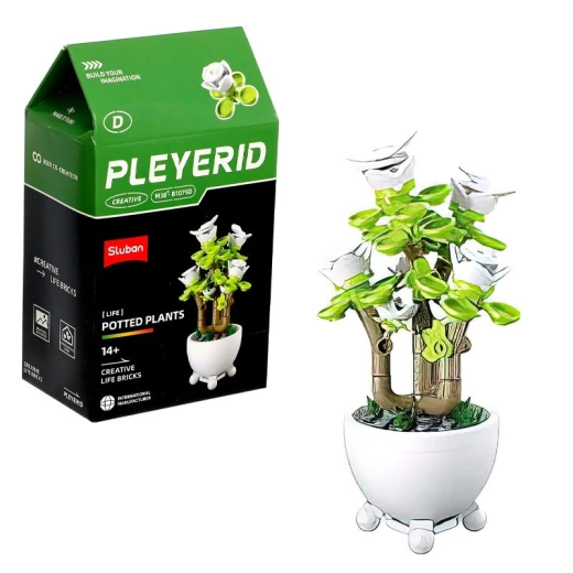Sluban Flowers Tropical Plant in Pot Building Blocks Set for Adults and Kids Sluban Flowers Tropical Plant in Pot Building Blocks Set for Adults and Kids