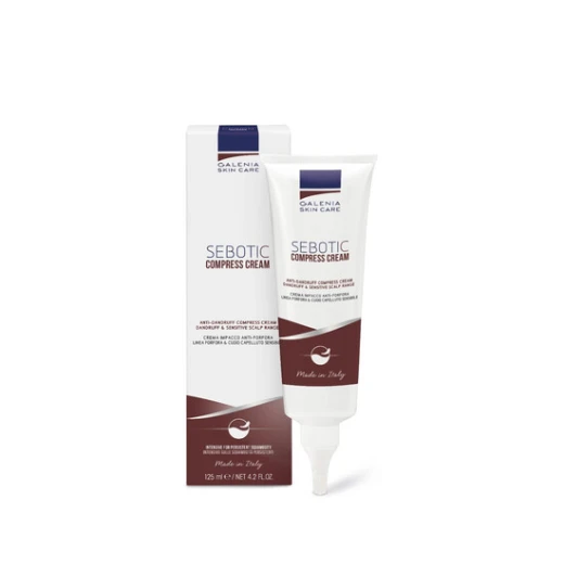 Galenia Sebotic Compress Cream 125ml Effectively Targets Scalp Plaques and Desquamation: Gentle Formula for Soothing Relief and Improved Scalp Health. Dermatologist Tested.