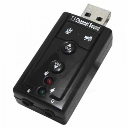 External USB Sound Card USB to Jack 3.5mm Headphones Audio Adapter Mic Sound Card for PC Computer