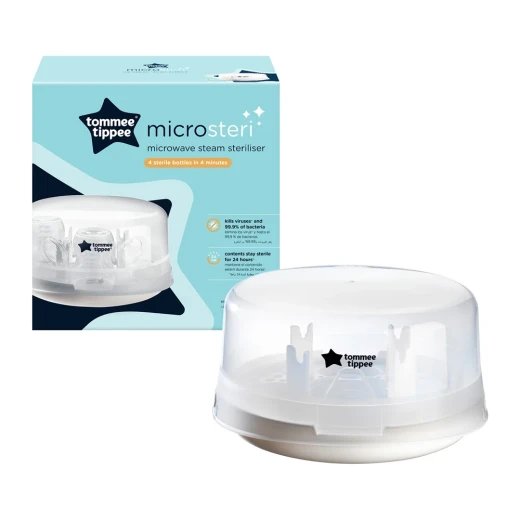 Tommee Tippee Microwave Baby Bottle Sterilizer, Fast Sterilization, BPA Free