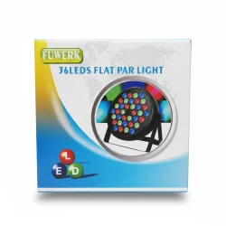 36 مصباح LED Par، مصابيح RGB Par Can Light للمسرح، 10 أوضاع إضاءة DJ، إضاءة مسرحية علوية مع جهاز تحكم عن بعد يعمل بالصوت وإضاءة DMX للمناسبات وحفلات الزفاف