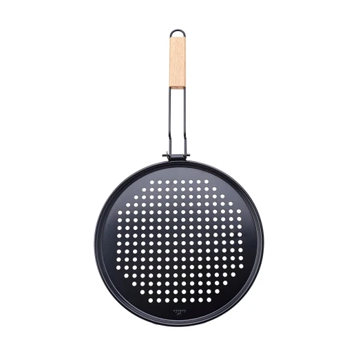 Karaca Debra Pizza Cooking Pan Metal 36cm Non-Stick Dishwasher Safe Cookware - karaca - Image 2