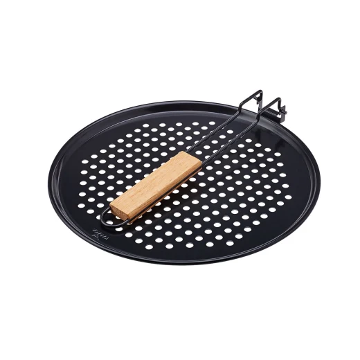 Karaca Debra Pizza Cooking Pan Metal 36cm Non-Stick Dishwasher Safe Cookware - karaca - Image 3