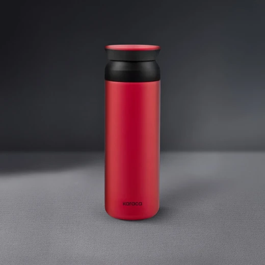 Karaca Rainbow Stainless Steel Insulated Thermos, Red, 500ml - karaca - Image 9
