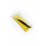 Princess Elegance Professional Eyebrow Tweezers - High-precision, excellent quality hair removal tweezers - Stylish black design with an angled opening for complete control - Princess Jewelry