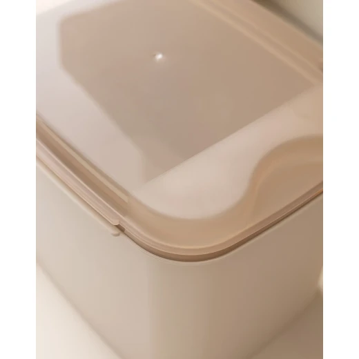 Madame Coco Lucca 3 Piece Plastic Food Storage Container Set Beige - Madame COCO - Image 5