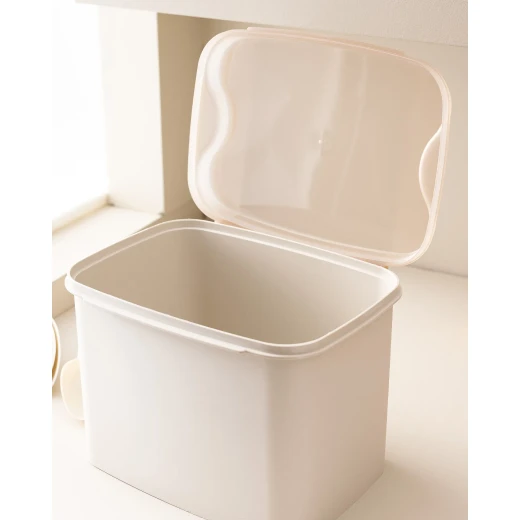 Madame Coco Lucca 3 Piece Plastic Food Storage Container Set Beige - Madame COCO - Image 2