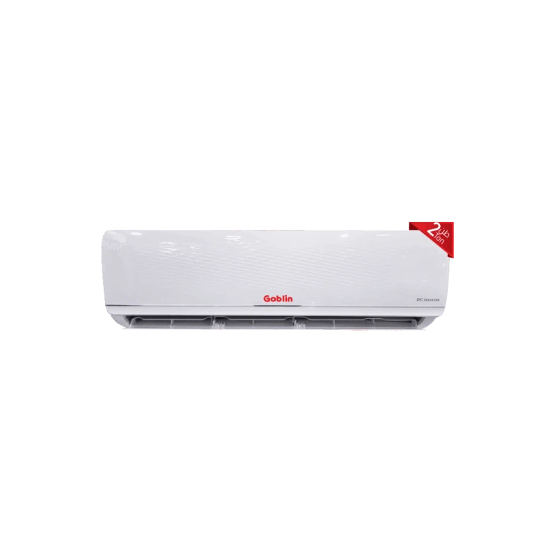 Goblin 2 Ton Inverter Split Air Conditioner GOB‑H24QD with Cooling & Heating, High Energy Efficiency, Digital Control & Remote, LED Display, Low Noise, White Elegant Design – Ideal Home & Office Comfort - Goblin