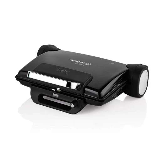 Korkmaz Tostema Maxi Toaster Black 1800W, 6 Slice Capacity, fast sandwich and toast maker with non-stick plates, easy cleaning, durable and stylish design, ideal for everyday home use Korkmaz Tostema Maxi Toaster Black 1800W, 6 Slice Capacity, fast sandwich and toast maker with non-stick plates, easy cleaning, durable and stylish design, ideal for everyday home use