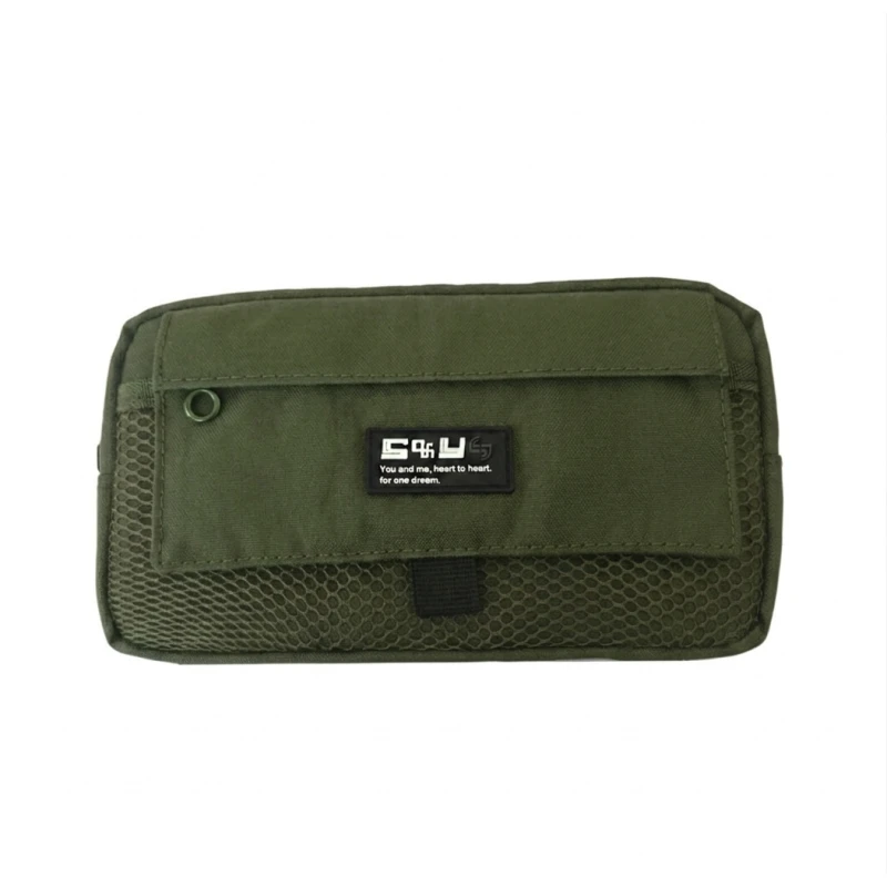 Amigo Rectangle Pencil Case, Different Colors - أخضر - أميجو