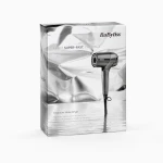 BaByliss Titanium Shine Hair Dryer with Diffuser, Powerful Compact Ionic Hair Dryer for Fast Drying, 1600W Digital Motor, 3 Heat 3 Speed Settings, Cold Shot, Silver - Babyliss