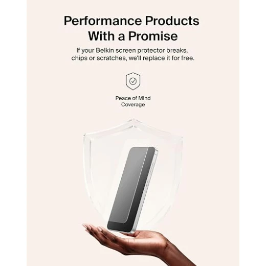 Belkin ScreenForce Titan SmartShield Anti-Reflective Screen Protector for Samsung Galaxy S26+, 9H Scratch & Impact Protection, Anti-Fingerprint, 0.22mm Ultra-Thin Glass - Belkin - Image 4