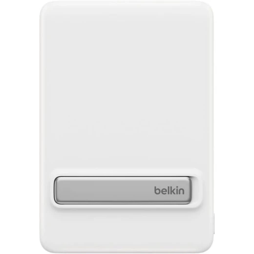 Belkin BoostCharge 10000mAh Magnetic Power Bank with Stand, Qi2 15W Wireless Charging, Magnetic Ring, USB-C Port, Cable Included, Slim & Lightweight, White - Belkin - Image 3
