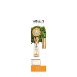 أعواد معطر جو أريون برائحة الفانيليا 85 مل، معطر يدوم طويلاً للمنزل والمكتب، عبوة مثالية لغرف المعيشة وغرف النوم وأماكن العمل المختلفة