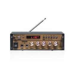 Betavo BT-198B Mini Amplifier Bluetooth USB SD Card 18W Black