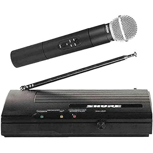 Shure SH-200 Wireless Handheld Microphone System, Black, for Karaoke and Performances Shure SH-200 Wireless Handheld Microphone System, Black, for Karaoke and Performances