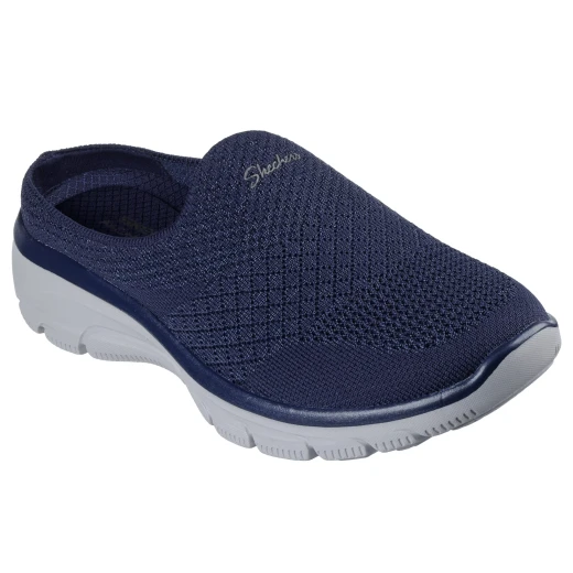 Skechers Women's Easy Going Open Back Mule 37 Navy Blue Engineered Knit Slip On Comfort Shoe with Air Cooled Memory Foam Footbed for Everyday Wear 1 Pair Skechers Women's Easy Going Open Back Mule 37 Navy Blue Engineered Knit Slip On Comfort Shoe with Air Cooled Memory Foam Footbed for Everyday Wear 1 Pair