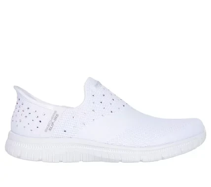 حذاء سكيتشرز فيرتو ستارلايت سهل الارتداء نسائي أبيض مرصع بالكريستال 37 حذاء سكيتشرز فيرتو ستارلايت سهل الارتداء نسائي أبيض مرصع بالكريستال 37