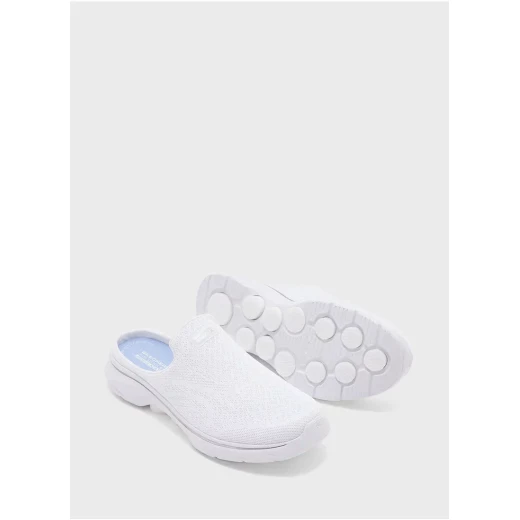 Skechers Women's Go Walk 7 Athletic Walking Shoes White Size 37 Featuring Breathable Mesh Upper, Comfort Insole, Lightweight Shock Absorbing Midsole, and Flexible Traction Outsole - Skechers - Image 3