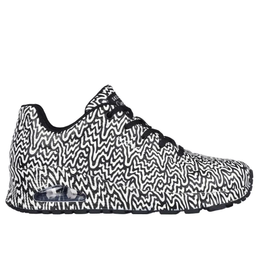 Skechers Street x Jen Stark Women's Uno White 37 Sneakers Featuring Artist's Signature Drip Design, Air-Cooled Memory Foam Insole, and Visible Skech-Air Midsole for Stylish Comfort - Skechers - Image 7