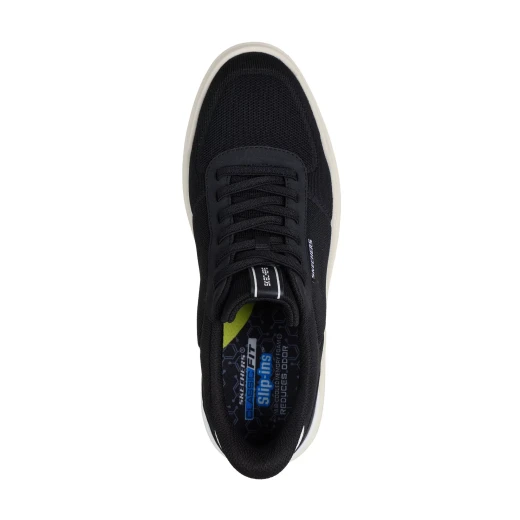 Skechers Men's Owen Athletic Sneakers in Black with Air Cooled Memory Foam Insoles for All Day Comfort Size 42 - Breathable Mesh and Synthetic Upper for Urban Style - Skechers - Image 4