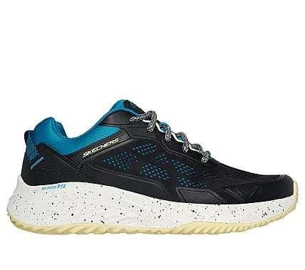 Skechers Men's Bounder RSE Athletic Sneakers in Black, Featuring Engineered Knit Upper, Air-Cooled Memory Foam Insole, and Size 40 for Ultimate Comfort and Style - Skechers - Image 2